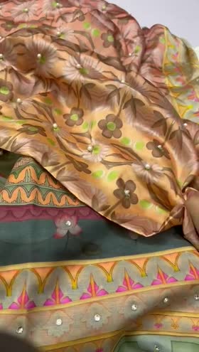 Rs 4900 Nureh silk emblished 3pc Rs 4900 Nureh silk emblished 3pc